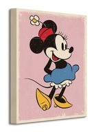 Retro obraz na plátne Disney Minnie Mouse 30x40 cm