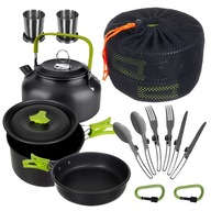 Turistická sada riadu 18v1 Pot Camping XL