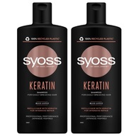 Syoss Keratín šampón na lámavé vlasy 2x 440ml