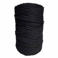 BAVLNA macrame STRING 5mm 100m čierna