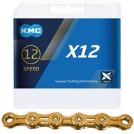 Reťaz na bicykel KMC X12 12-rýchlostná 126 Ti-N GOLD