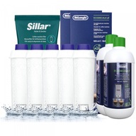 Sada pre Delonghi 5x Filter 2x DESCALER 500ml