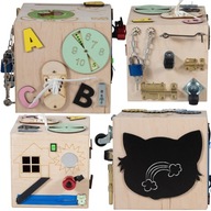 MONTESSORI SENZORY MANIPULATION CUB 16IN1