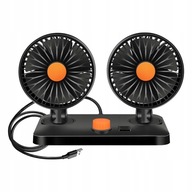 VÝKONNÝ VENTILÁTOR AUTO VENTILÁTOR 12V - DVOJ