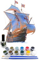 Plachetnica Santa Maria Christopher Columbus Paints Glue