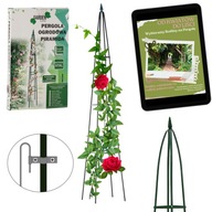 Záhradná pergola + Ebook pyramídová podpera na kvety ruží 38 x 38 x 200