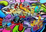 FOTOTAPETA GRAFFITI STREETART 400x280 i-C-0179-a-a