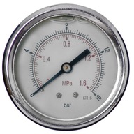 GLYCERÍNOVÝ MANOMETER 63MM ZADNÉ 1/4 16 BAROVÉ HODINY