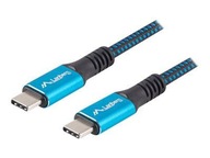 LANBERG USB-C M/M 4.0 kábel 1,2m 100W 5K 60Hz