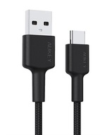 AUKEY kábel USB-C USB-A typ-C napájanie PD 60W 5Gbps 5A 20V 3m