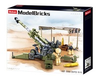 BLOCKI SLUBAN ARMY Protitankové delo Cannon Howitzer 258 el ARMY