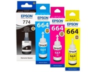 4x EPSON 774 L605 L655 L1455 ECOTANK ET-3600 ATRAMENT