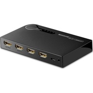 Rozbočovač, prepínač zdroja 3x HDMI Ugreen 4K