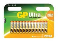 ULTRAALKALINE AAA alkalické batérie 1,5V 12 ks GP