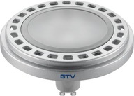 LED svetelný zdroj ES111, 12W, GU10, 850 lm, 120°, 4000K, šedá, GTV