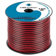 Reproduktorový kábel Cabletech 2 x 0,5 mm² 100 m CCA