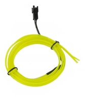 10M Fiber Optic El Wire Neon LED pásik LIME