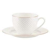 Porcelánová šálka na kávu/čaj 250 ml BARI GOLD VILLA ITALIA