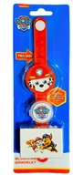 PAW PATROL MARSHALL SVIETIACI NÁRAMOK Náramok SHINY + cukríky 10g