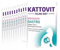 Kattovit Feline Diet Gastro Lososová ryža 12 x 85g