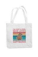 Capybara Copybara Bag Fan's Gift White 2