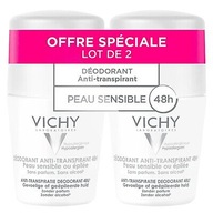 VICHY DEODORANT ANTIPERSPIRANT JEMNÁ CITLIVÁ PLEŤ 48H 2xbalenie 50ml