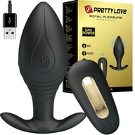 luxusný ANAL PLUG VIBRATOR s diaľkovým ovládaním PLUG sex