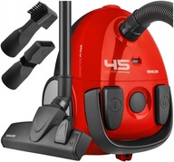 Sencor SVC 45 vreckový vysávač Red 850W ECO 1,5 l Mäkké kolieska