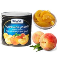 Polovičky broskýň v sirupe HELCOM 2,65 kg