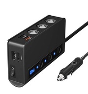 autonabíjačka ZAPAĽOVAČ 12-24V 4xUSB QC