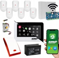 ROPAM ALARM SADA 6 PIR SNÍMAČOV PRE PET DOTYKOVÝ PANEL WIFI GSM APLIKÁCIA