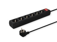 Savio Power strip so 6 zásuvkami, 5 m, LZ-04