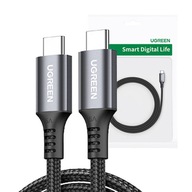 UZELENÝ SILNÝ KÁBEL USB-C NA USB C 2.0 QC 4.0 PD 100W 5A 480 MB/S 3M