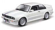 BMW M3 E30 1988 1:24 biely model Bburago 18-21100