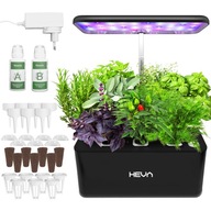 HEVA Hydroponic Grow Kit Kvetináč LED lampa na rast rastlín