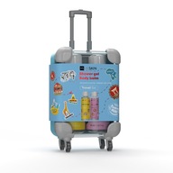 HISKIN Travel Size Set v kufríku - sprchový gél a telové mlieko