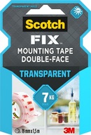 MONTÁŽNA PÁSKA SCOTCH FIX TRANSPARENTNÁ 19MMX1,5M