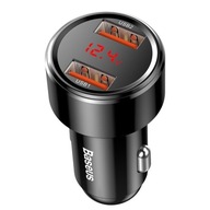 Výkonná autonabíjačka 2 X USB FAST CHARGING 6A 45w QC Baseus