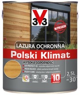 V33 Azure Polish Climate 10 rokov ochrany bezfarebný satén 2,5L