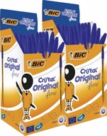 Modré BIC CRISTAL FINE guľôčkové pero 0,8 mm 100 KS