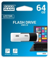 Pendrive 64GB GoodRam Black&White UCO2-0640KWR