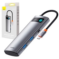 BASEUS HUB USB-C HDMI/microSD/2x USB/USB-C ADAPTÉR