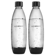 Sada fliaš SodaStream Fuse 2 x 1l čierna