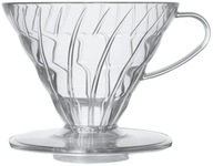 HARIO V60-03 Plastový odkvapkávač Transparent