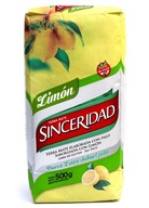 Yerba maté Sinceridad Limon con palo 500 g 0,5 g