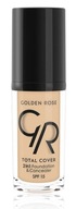 Golden Rose Total Cover Covering Foundation 2v1 Covering Foundation 01