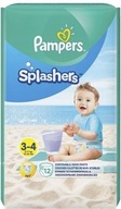 PLIENKY PAMPERS SPLASHERS PLAVECKÉ 3-4 12KS