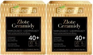 2 x BIELENDA GOLDEN CERAMIDES KRÉM PROTI VRÁSKAM 40+ NA DEŇ A NOC