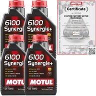 MOTUL 6100 SYNERGIE+ 10W40 4L A3/B4 OLEJ 4 x 1L