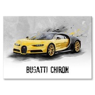 PLECHOVÝ DARČEK GRAFICKÝ OBRAZ AUTO BUGATTI